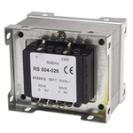 RS PRO 100VA 2 Output Chassis Mounting Transformer, 6V ac