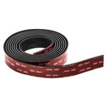 3M Black Hook & Loop Tape, 25mm x 2.5m