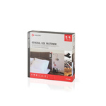VELCRO® Black Hook & Loop Tape, 20mm x 25m