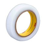 3M White Hook & Loop Tape, 25mm x 45.7m