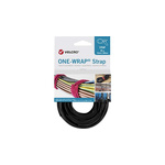VELCRO® Fire retardant Black Reclosable Fastener, 25mm x 300mm