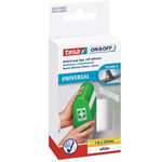 Tesa White Hook & Loop Tape, 20mm x 1m