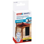 Tesa Black Hook & Loop Tape, 20mm x 1m