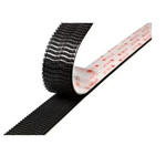 3M Adhesive Black Reclosable Fastener, 50mm x 45.7m