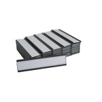100mm Magnetic Label Holder, Plain Back, 2.9mm Thickness