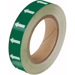 Brady Green, White High Visibility Tape 25.00mm x 33.00m