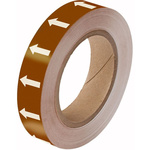 Brady Brown, White High Visibility Tape 25.00mm x 33.00m