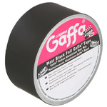 Advance Tapes AT205 Black Matt Gaffa Tape, 50mm x 25m, 0.09mm Thick