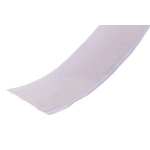 RS PRO White Hook & Loop Tape, 20mm x 5m