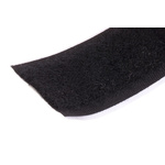 RS PRO Black Hook & Loop Tape, 20mm x 5m