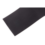 RS PRO Black Hook & Loop Tape, 50mm x 1m