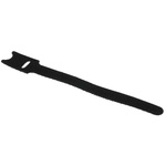 RS PRO Black Hook & Loop Tape, 20mm x 200mm
