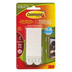 3M Adhesive White Hook & Loop Tape, 19mm x 92.7mm
