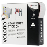 Velcro White Hook & Loop Tape, 50mm x 5m