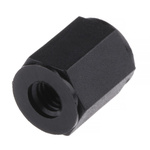 Essentra Threaded Standoff, M4 Thread, 10mm Body, Nylon, Female/Female