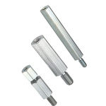 Wurth Elektronik Standoff, M3 Thread, 12mm Body, Steel, Male/Female, 6mm Stud