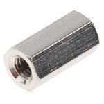 Essentra Threaded Standoff, M3 Thread, 10mm Body, Brass, Female/Female