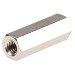 Essentra Threaded Standoff, M3 Thread, 15mm Body, Brass, Female/Female