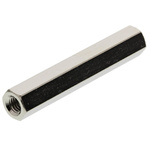 Essentra Threaded Standoff, M3 Thread, 30mm Body, Brass, Female/Female