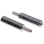 Essentra Standoff, M3 Thread, 20mm Body, Brass, Male/Female