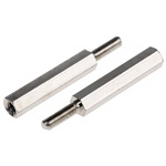 Essentra Standoff, M3 Thread, 25mm Body, Brass, Male/Female