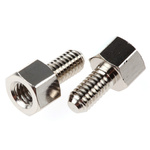 Essentra Standoff, M4 Thread, 5mm Body, Brass, Male/Female