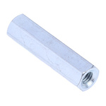 RS PRO Standoff, M3 x M3 Thread, 20mm Body, Steel, Female/Female