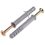 RS PRO Nylon Frame Fixings, fixing hole diameter 8mm, length 60mm