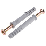 RS PRO Nylon Frame Fixings, fixing hole diameter 10mm, length 80mm