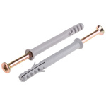 RS PRO Nylon Frame Fixings, fixing hole diameter 10mm, length 100mm
