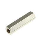 Essentra Standoff, M3 x M3 Thread, 20mm Body, Brass, Female/Female