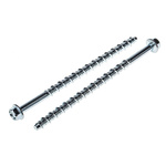 RS PRO Zinc Plated Steel Ankerbolt 8mm x 130mm, 6mm Fixing Hole