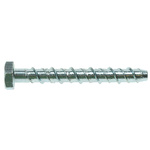 RS PRO Zinc Plated Steel Ankerbolt 14 x 130mm x 130mm, 16mm Fixing Hole