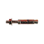 RS PRO Zinc Plated Steel Shield Anchor 8 Dia.mm x 140mm, 9mm Fixing Hole