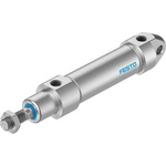 Festo Pneumatic Roundline Cylinder 25mm Bore, 10mm Stroke, CRDSNU Series, Double Acting