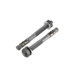 RS PRO Steel Through Bolt M10 x 100mm, 10mm Fixing Hole