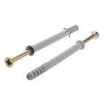 RS PRO Nylon Frame Fixings, fixing hole diameter 10mm, length 120mm