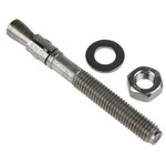 RS PRO Stainless Steel Anchor Bolt M8 x 75mm, 8mm Fixing Hole