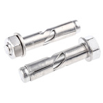 RS PRO Stainless Steel Masonry Fixing 60mm, 12mm Fixing Hole
