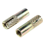 RS PRO Steel Drop In Anchor M6 x 25mm, 8mm Fixing Hole