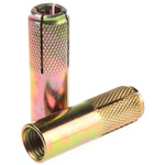 RS PRO Steel Drop In Anchor M16 x 65mm, 20mm Fixing Hole