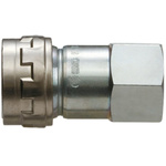 SMC Pneumatic Quick Connect Coupling Structural Steel 1/4 in Threaded