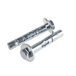 RawlPlug Steel Anchor Bolt M8 x 60mm, 10mm Fixing Hole