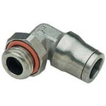 Legris Threaded-to-Tube Elbow Connector G 1/4 to Push In 10 mm, 3699 Series, 290 psi
