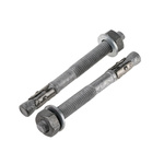 RS PRO Carbon Steel Anchor Bolt M10 x 100mm, 10mm Fixing Hole