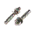 RS PRO Carbon Steel Anchor Bolt M8 x 50mm, 8mm Fixing Hole