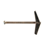 RS PRO Metal Spring Toggle Fixings, 18mm fixing hole diameter