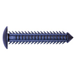 RS PRO Blue Plastic Wall Plug, 35mm Length, 6mm Fixing Hole Diameter