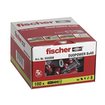 Fischer Fixings Nylon Screw Anchor 40mm, 8mm Fixing Hole