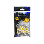Gripit Yellow Plastic, Steel Plasterboard Fixings, 15mm fixing hole diameter